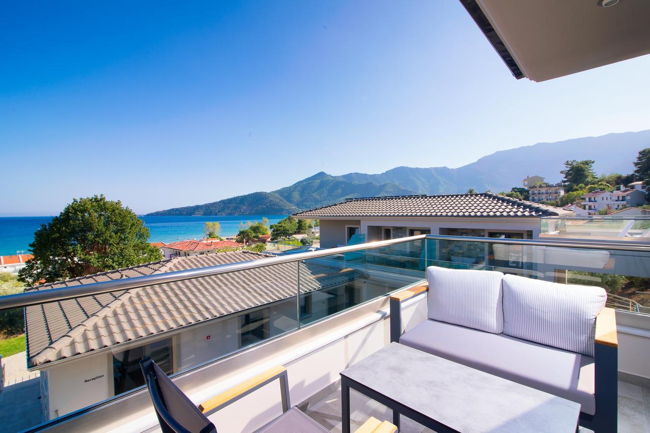 Semiramis Luxury Suites Khrysi Ammoudia Eksteriør bilde