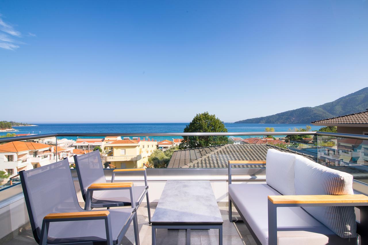 Semiramis Luxury Suites Khrysi Ammoudia Eksteriør bilde