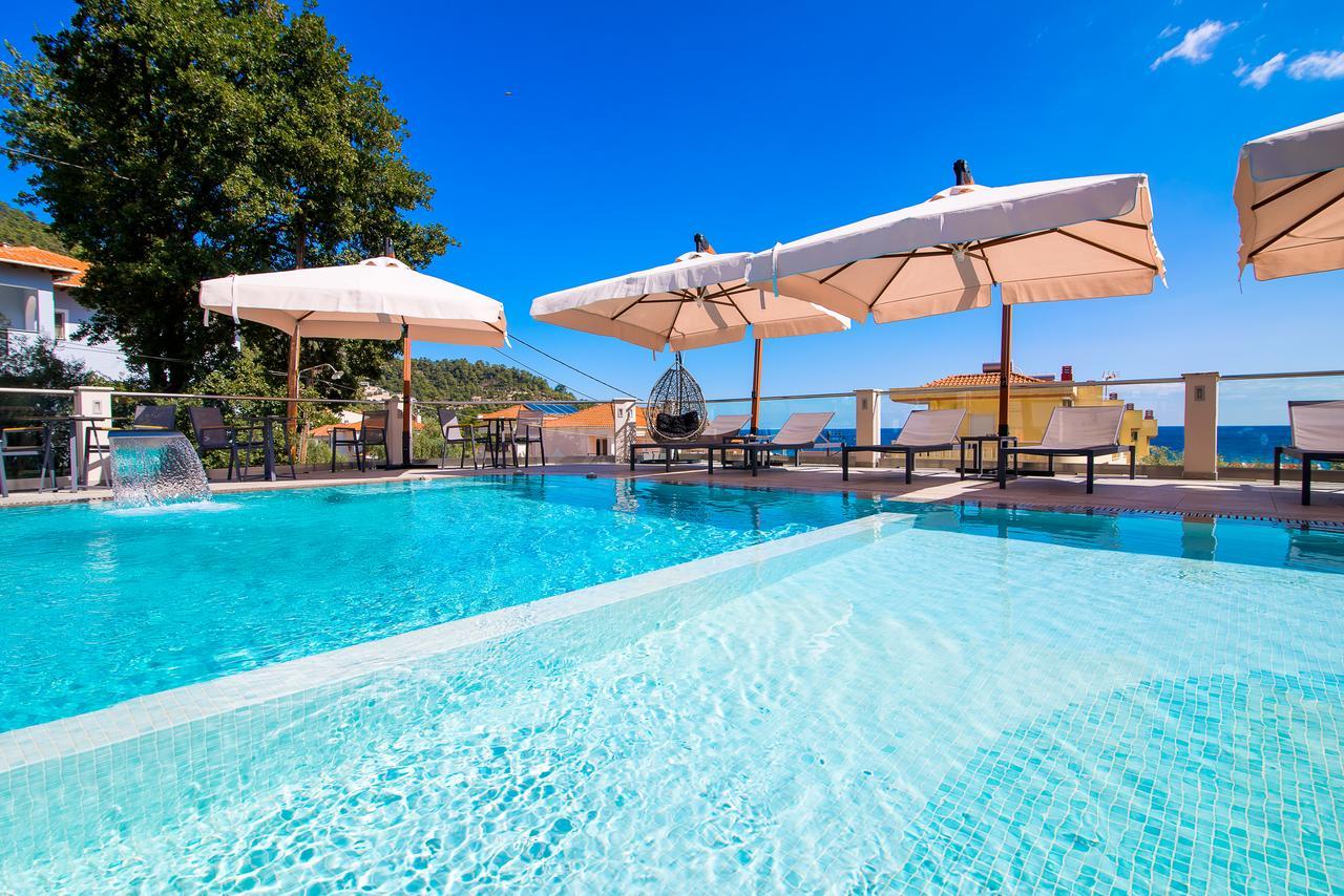 Semiramis Luxury Suites Khrysi Ammoudia Eksteriør bilde