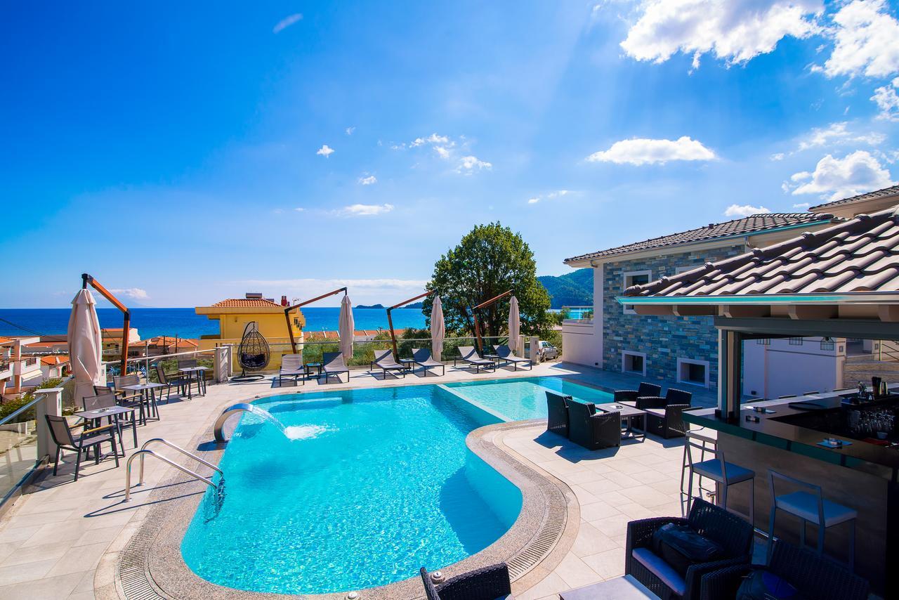 Semiramis Luxury Suites Khrysi Ammoudia Eksteriør bilde