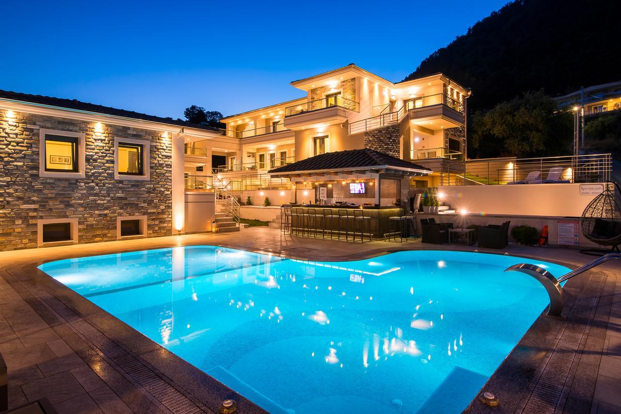 Semiramis Luxury Suites Khrysi Ammoudia Eksteriør bilde