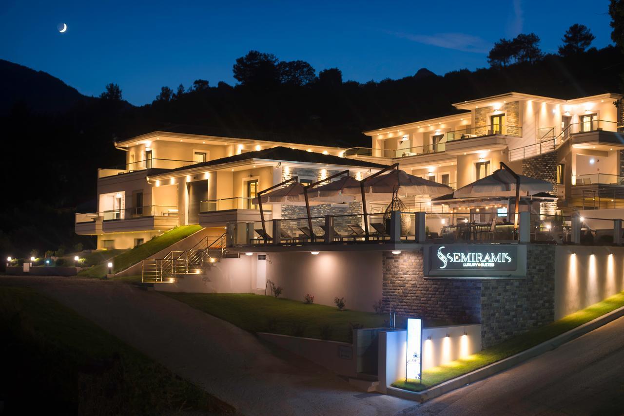 Semiramis Luxury Suites Khrysi Ammoudia Eksteriør bilde